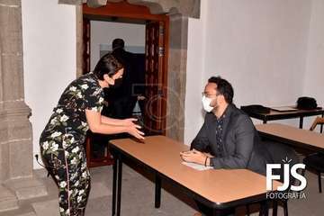 Armando Ravelo filma la condena de Telde a Marruecos por violar los derechos humanos/Francisco Javier Santana.